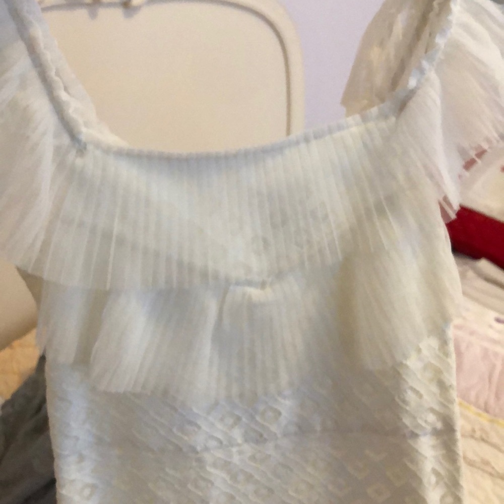 Junior girls white dress